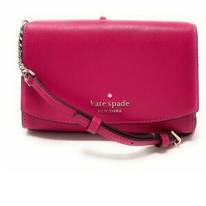 Kate Spade Small Hot Pink Flip Crossbody Bag